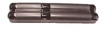 2 Steel Two Finger Tube